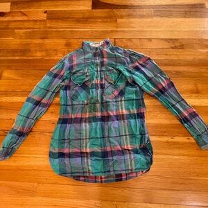 Vintage 70’s Women’s Plaid Shirt